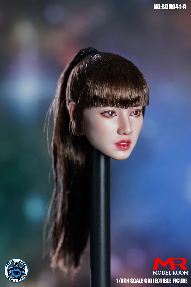 2023 Q2 SUPER DUCK SDH041 1/6 Lisa Head Sculpt Carving Model Fit