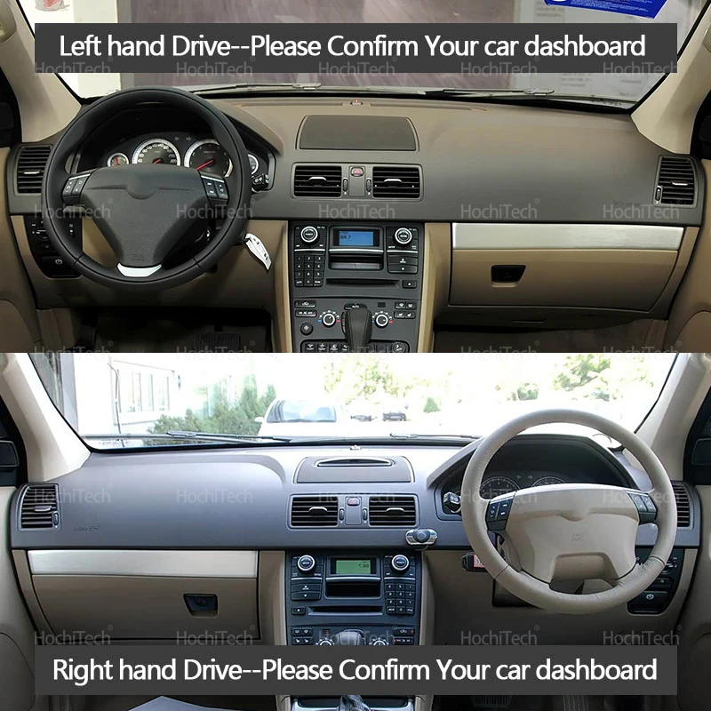 Dashboard Cover Pad for Volvo XC90 First Generation Pre-facelift 2004-2013 Accessories Liner Anti-Slip Mat Sunshade Dashmat