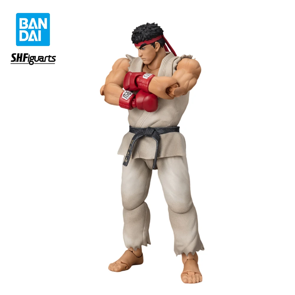 

In Stock Original BANDAI SHF Street Fighter Ryu PVC Anime Figure Action Figures Model Toys