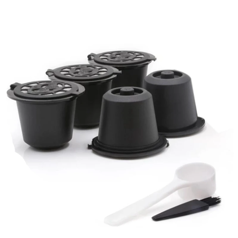 

15 Reusable Nespresso Capsules Refillable Coffee Capsule Filter With Nespresso Coffee Machines With Coffee Spoon Brush