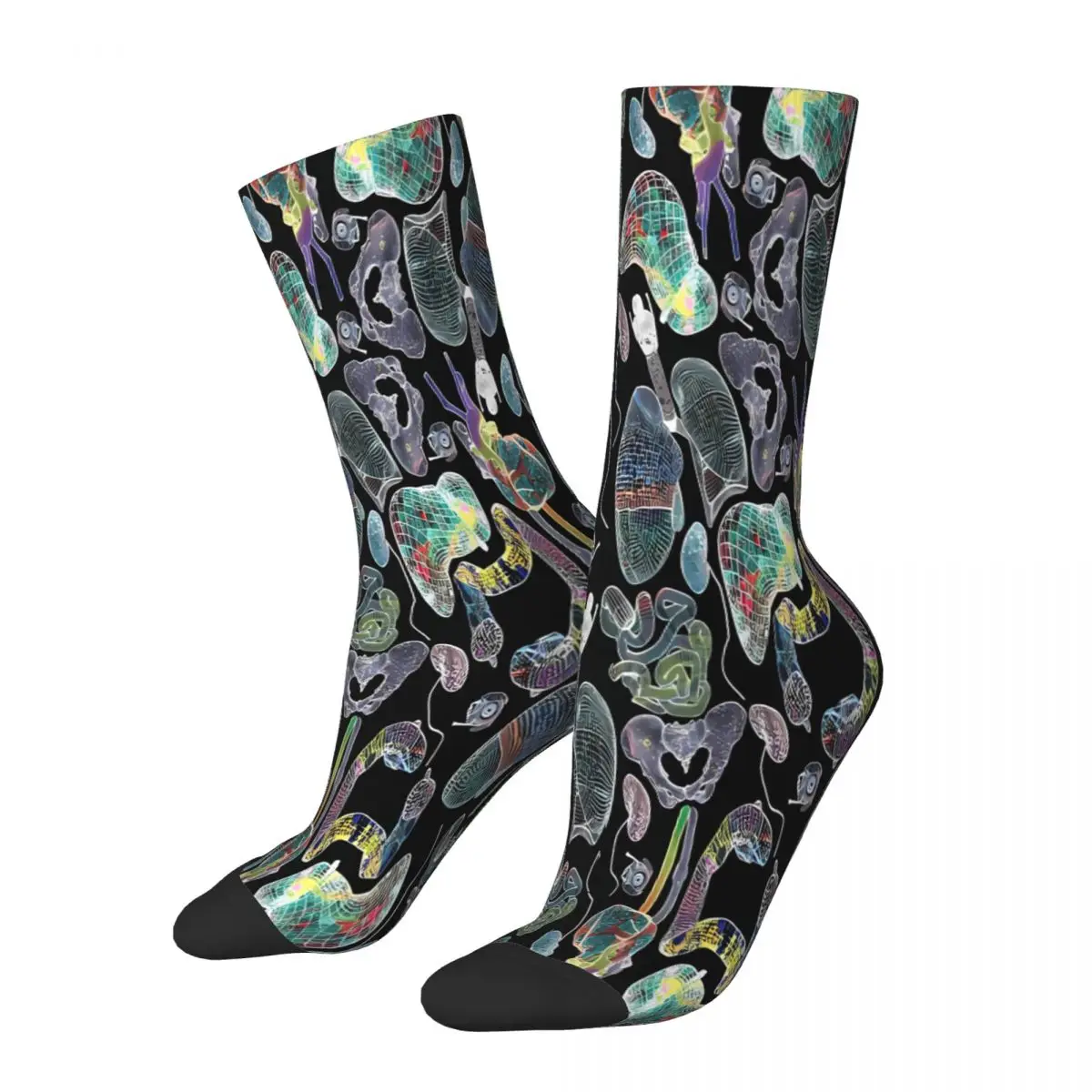 Reference Atlas Collection Human Organs Sock Socks Men Women Polyester Stockings Customizable Funny