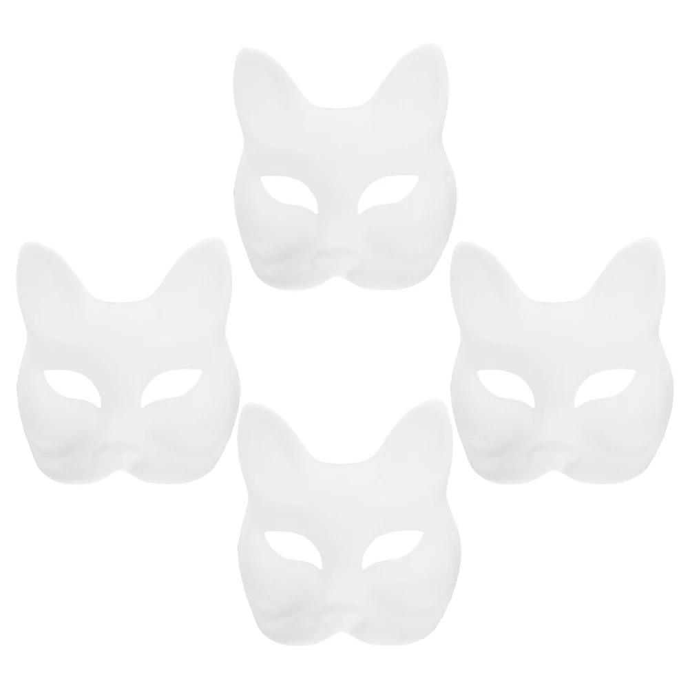 4 шт. пустая маска Diy Маски для макияжа для поделок для украшения бумаги Маскарад Мисс