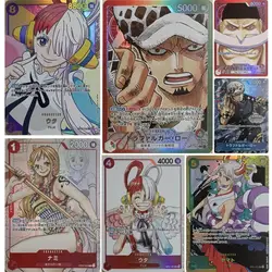 Anime ONE PIECE Uta Roronoa Zoro Cavendish Ulti Yamato Portgas D Ace Alvida collection card Children's toys Board game card