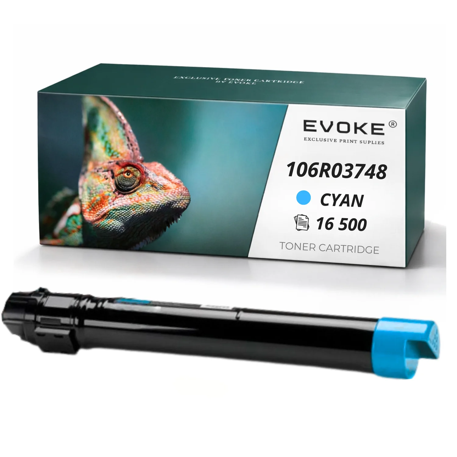 Evoke Compatibele Toner voor Xerox C7020 106R03748 Cyaan 16500 Pagina's Versalink C7020 C7020Dn C7025 C7025Dx C7030