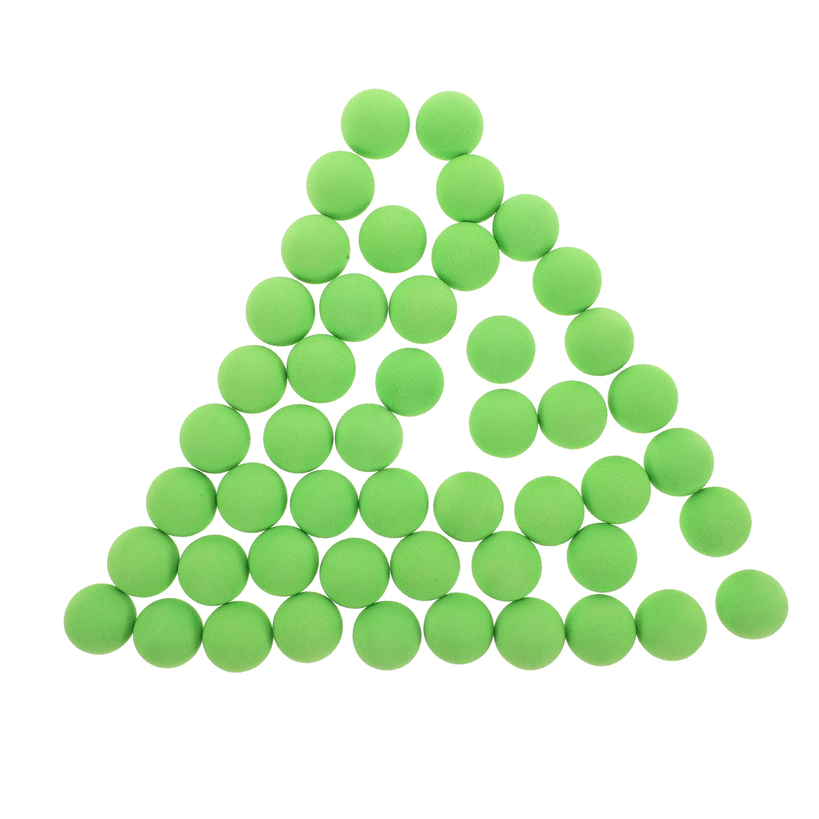 

50 Pcs Foam Projectiles Launch Ball for Game Round Light Green Decorative Baby