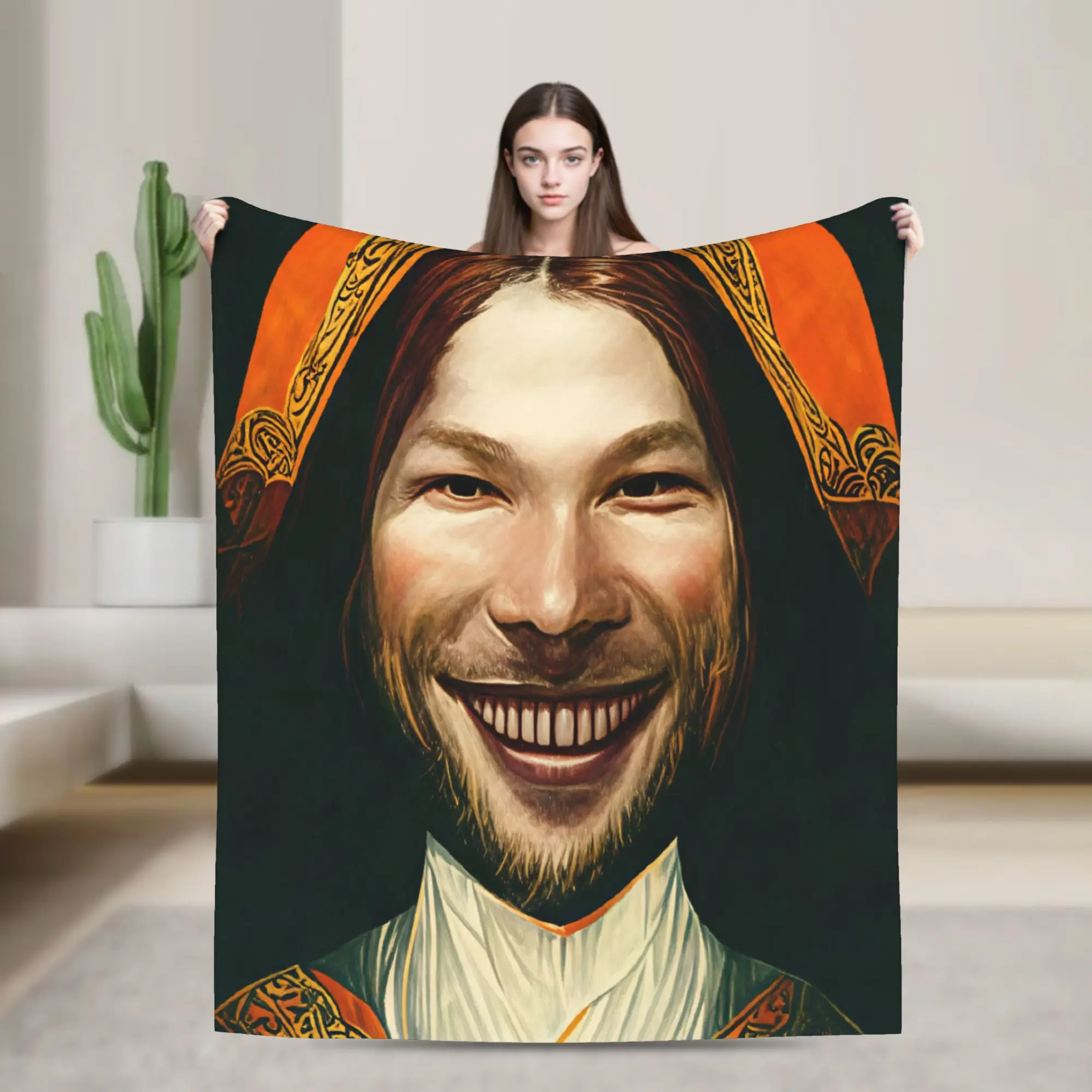 Aphex Twin Plush Blanket Child  Flannel Bedding Throws For Couch Chair Warm Customized Quality Bedspread Birthday Gift