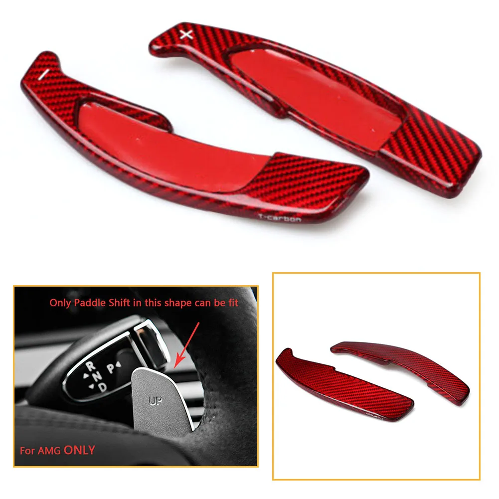 Car Steering Wheel Shift Paddle Extension Carbon Fiber Shifter For Mercedes-Benz C E G E S CLA CLS GLA Class SL63 G63 A45