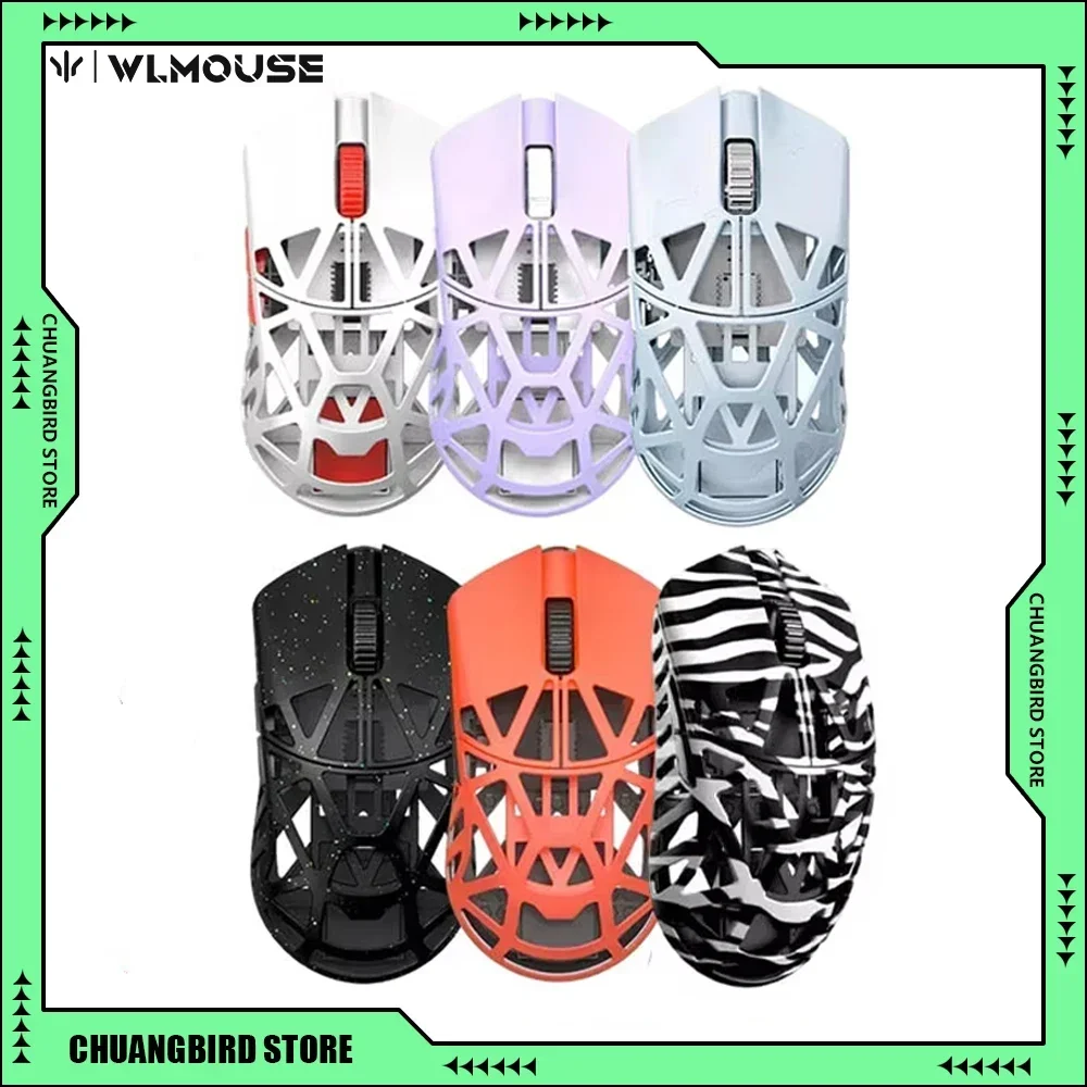 Wlmouse Beast X Wanling Lightweight Gaming Air Mouse Dual-Mode Wireless Mini Mouse Magnesium Alloy Custom Pc Accessories Gifts