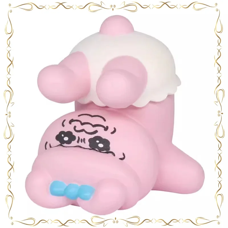 

Rabbit Fall Posture Modeling Gashapon It's Funny Expression Ornament Keepsake Action Figure Model Toys