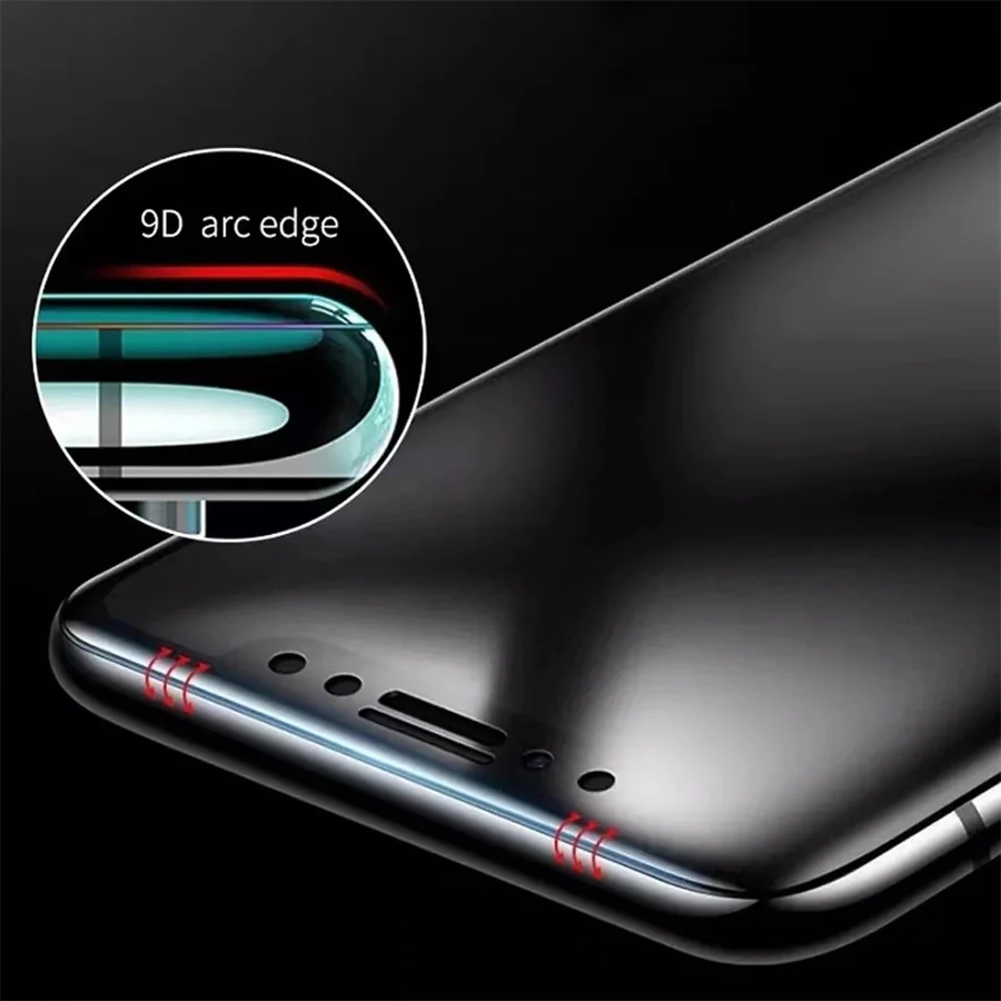 100 stücke 9D Keramik Film Matte Screen Protector Frosted HD Volle Abdeckung Für iPhone 16 15 14 Pro Max 14 plus 13 Mini 12 11 XS XR X – Detail 5