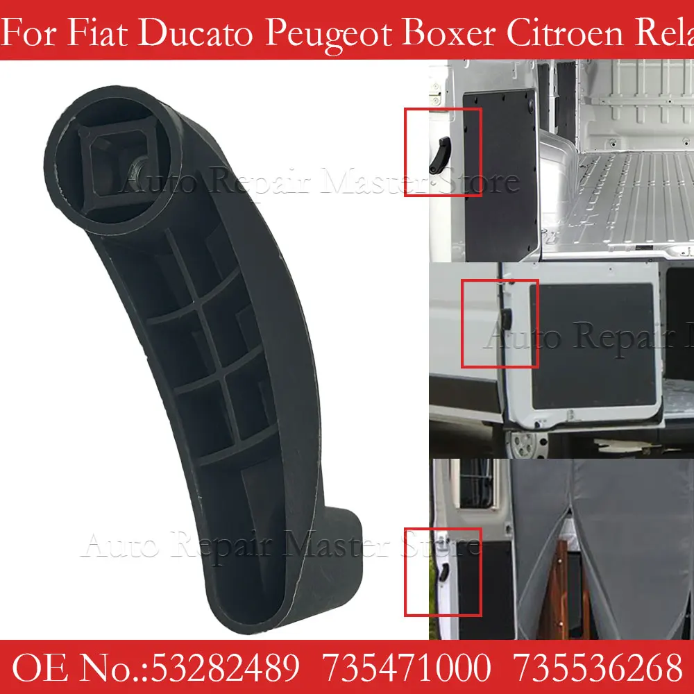 Left Inner Handle of Car Rear Door For Fiat Ducato Peugeot Boxer Citroen Relay 2006- 53282489 735471000 735536268