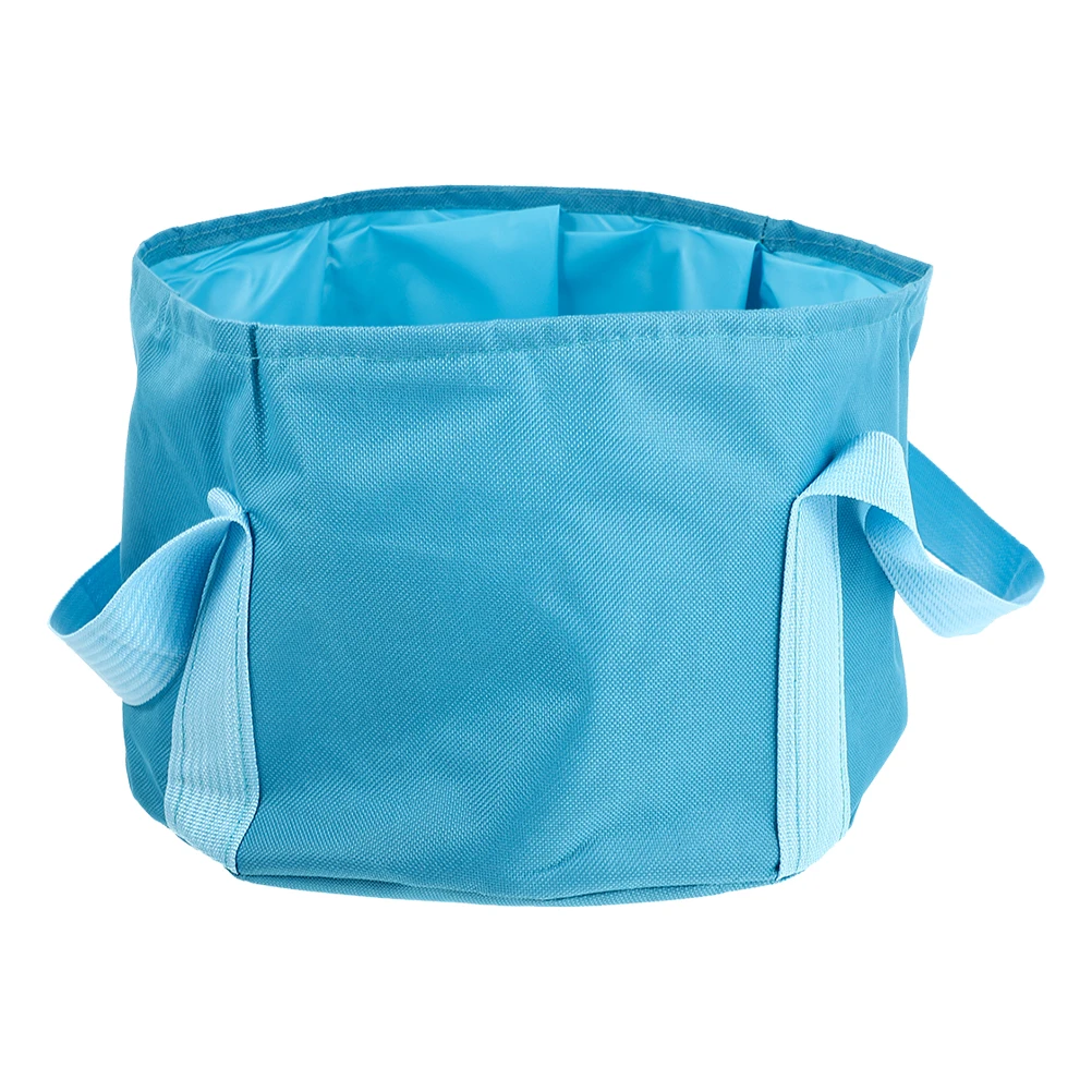 

Foldable Foot Bath Basin Soak Bucket Durable Home Travel PEVA Material Portable Handle Large Size Tub Compact Practical Long