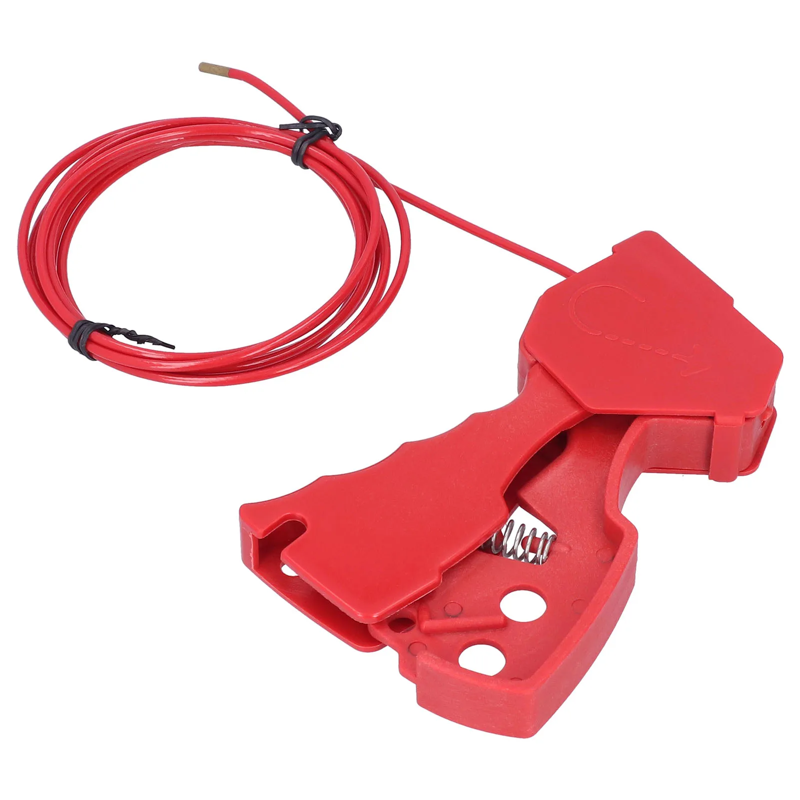 High Temp Corrosion Resistant Nylon Adjustable Safety Cable Lockout With Steel Wire For Industrial Energy Isolation Locking view 6