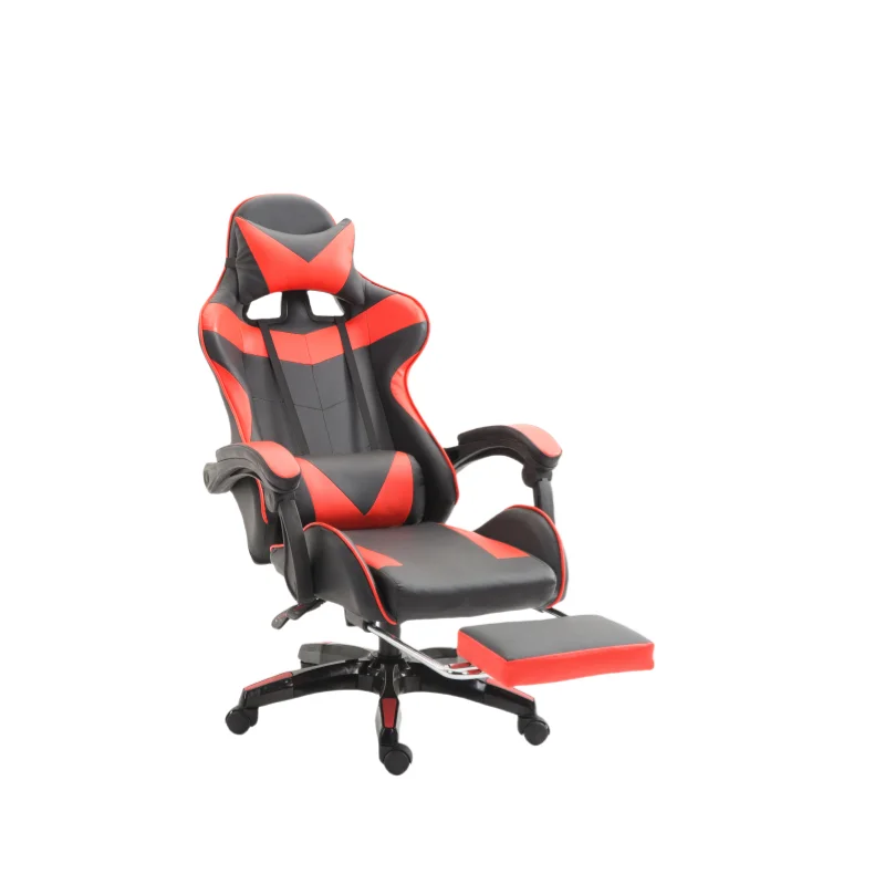 

Ergonomic Gaming Chair for E-Sport Racing Computer Swivel Height Adjustable with Armrest High Back Headrest and Lumbar Supportpr