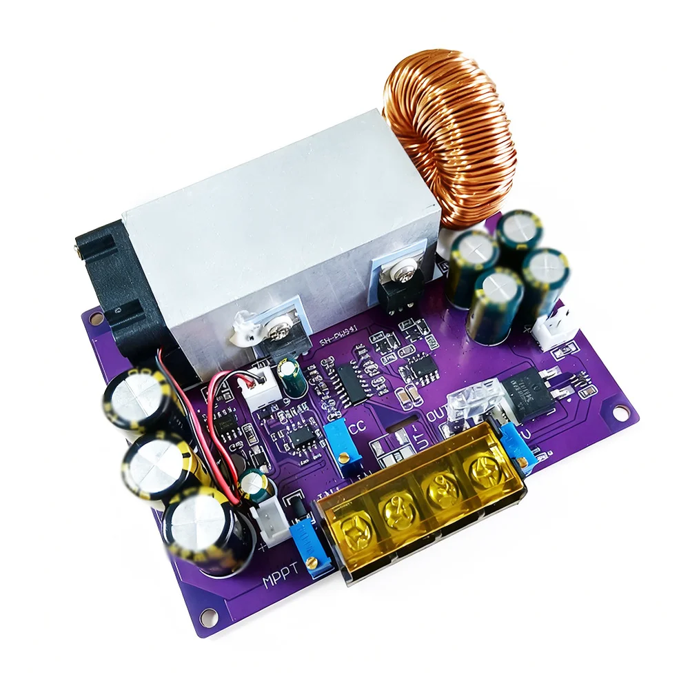 High Efficiency Solar DC Step Down Module 18-90V To 2-60V 25A Adjustable For Battery Charging Alternative Energy Supplies