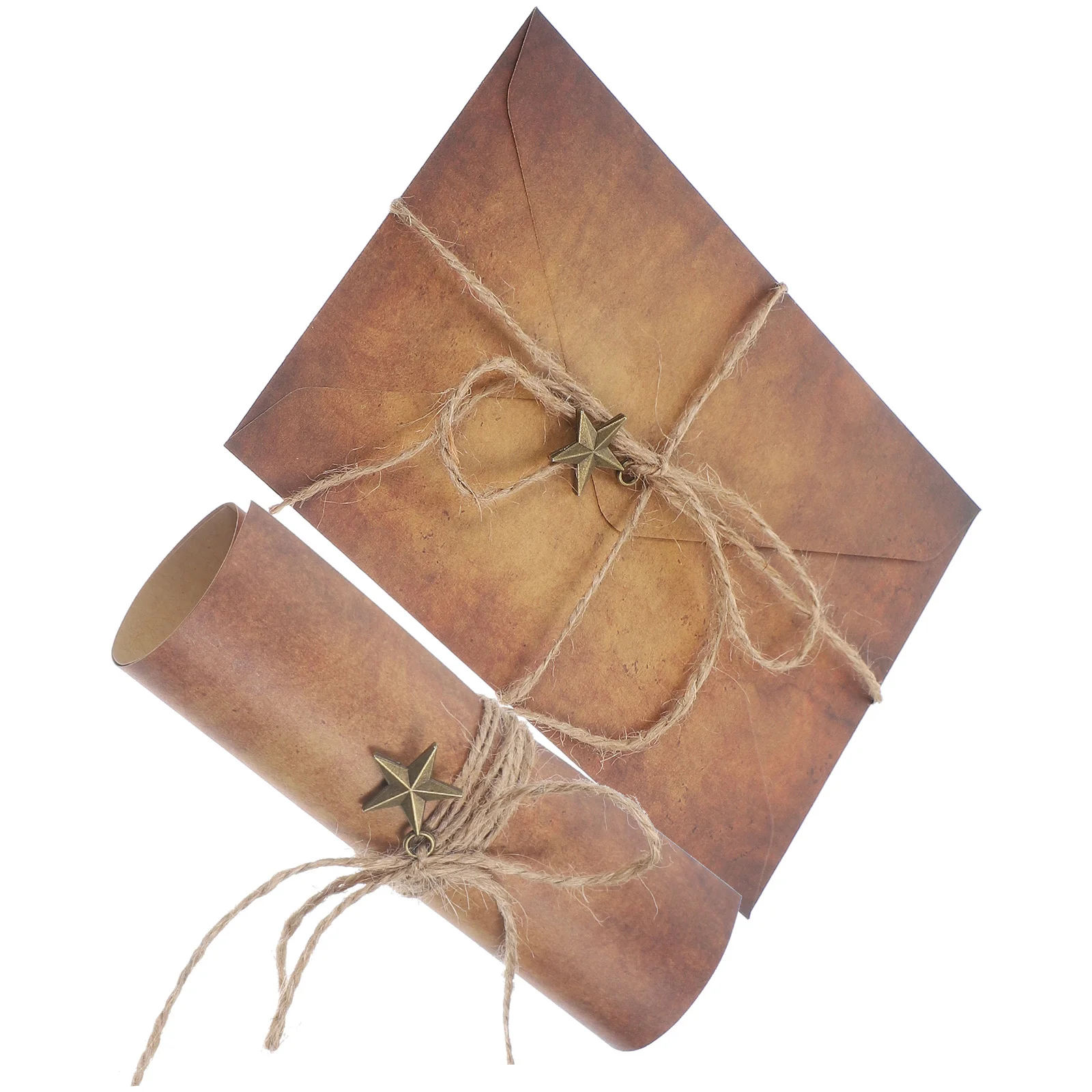 5 set buste di carta da lettera vintage Kraft di piccole dimensioni per note, carte, lettere, buste da imballaggio semplici