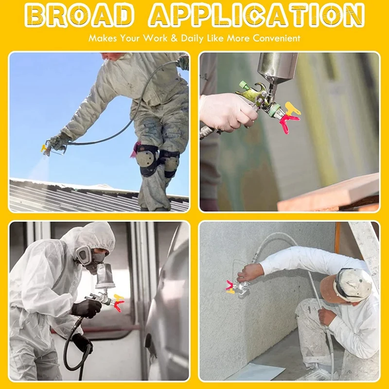 مجموعة فوهات دهان مضغوط ، نصائح رذاذ عكسها دهان مضغوط رشاش دهان فوهة نصائح الرش الرش الرش