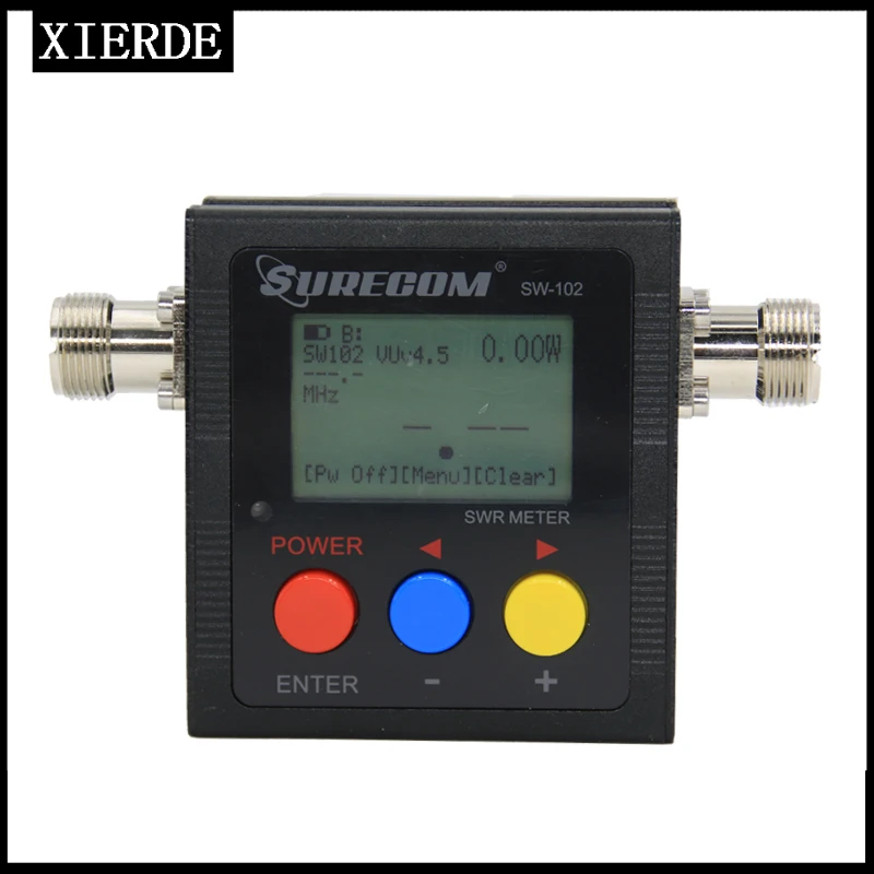 Medidor de energia SWR SURECOM para rádio bidirecional, SW-102, 125-525 Mhz, Digital VHF, UHF, SW102S, tipo M