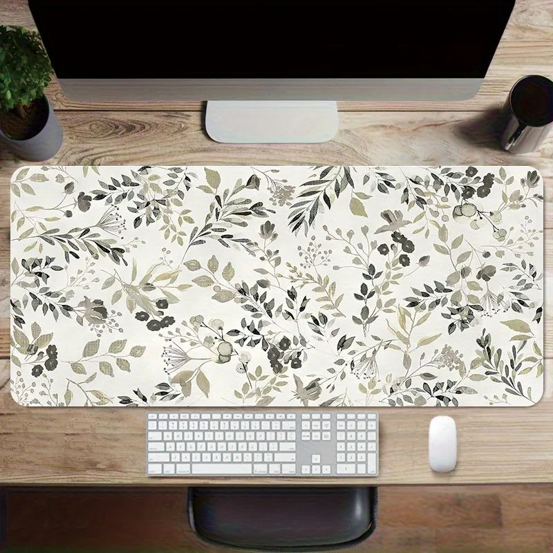 

Стильный богемный коврик для мыши с цветочным принтом и нескользящим покрытием, идеально подходит для офиса и игр