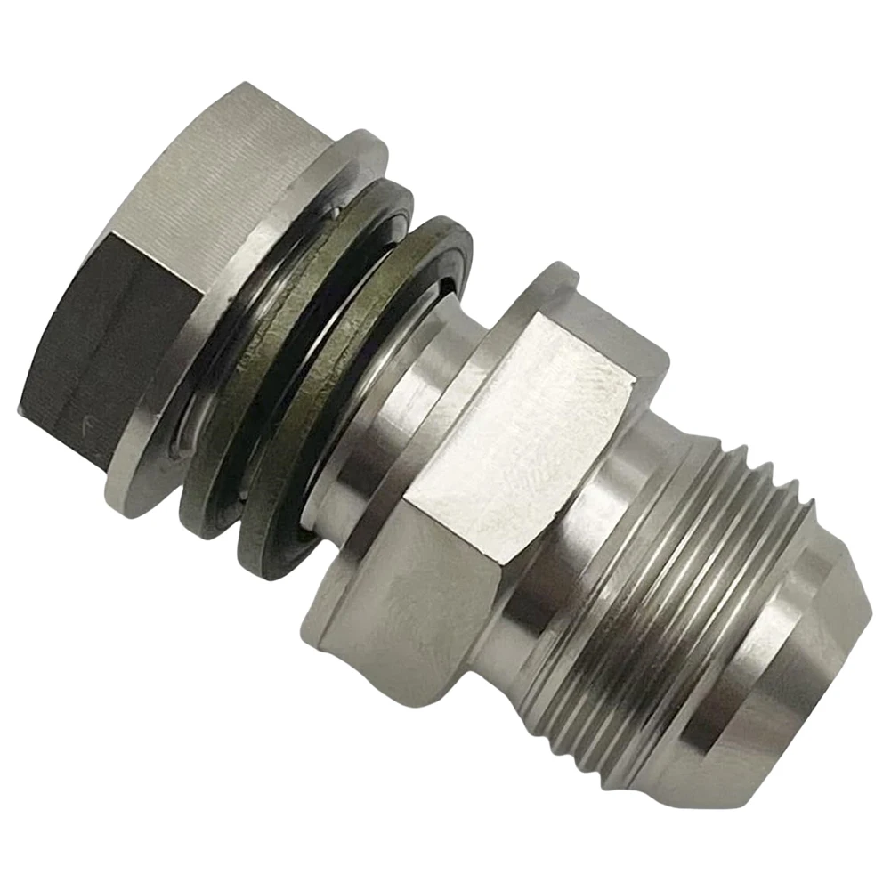 10AN To M18x1.5mm Oil Sump Return Drain Adapter Bung Fitting Replace 315-04301-010 Car Turbo Oil Pan Return Drain Plug Adapter