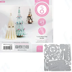 New Christmas Tremendous Tree Die Set Metal Cutting Dies Scrapbooking DIY Album Paper Card Embossing Craft Supplies Cut Decor
