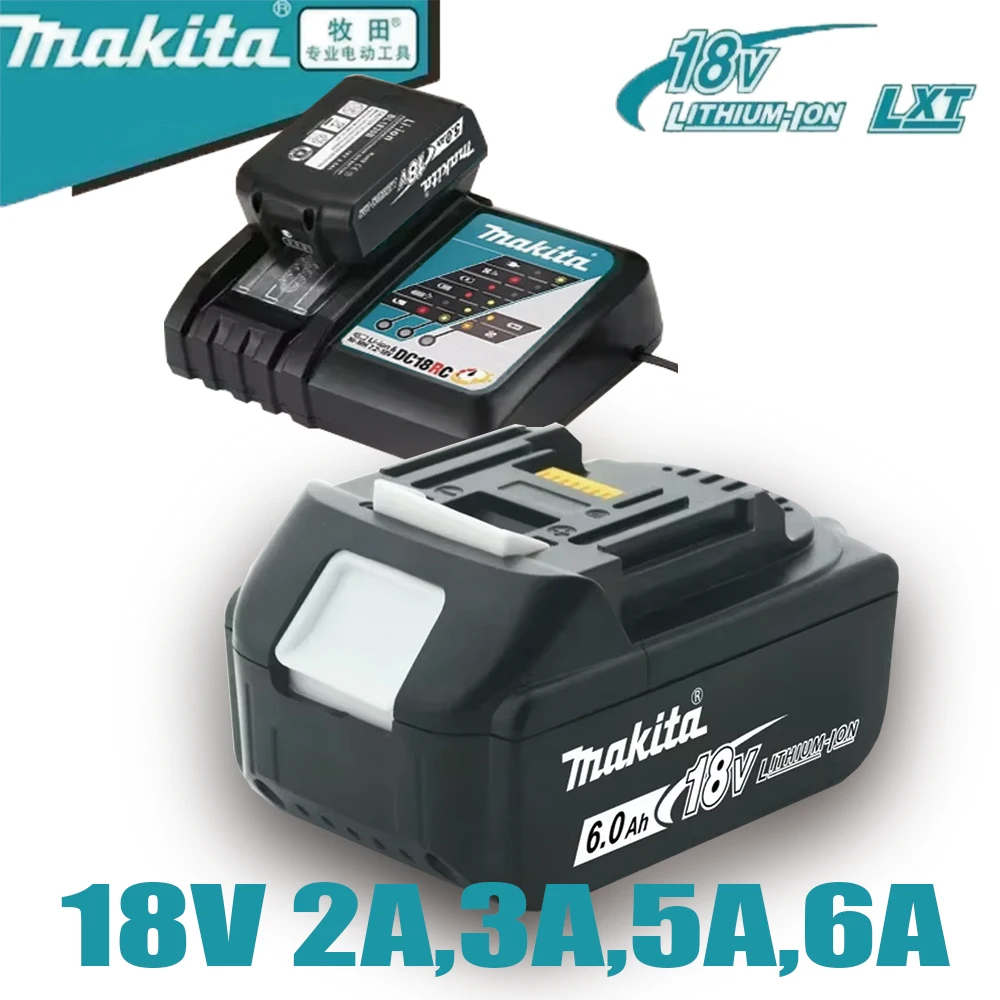 

Makita 18V 6.0Ah rechargeable Portable battery, suitable for Makita BL1840 BL1830 BL1830B BL1850 BL1850B original power tool