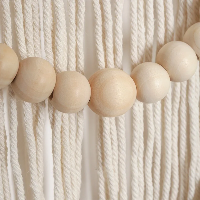DIY artificially woven cotton rope tapestry, cross-border fringed home wall hanging decorative soft decoration