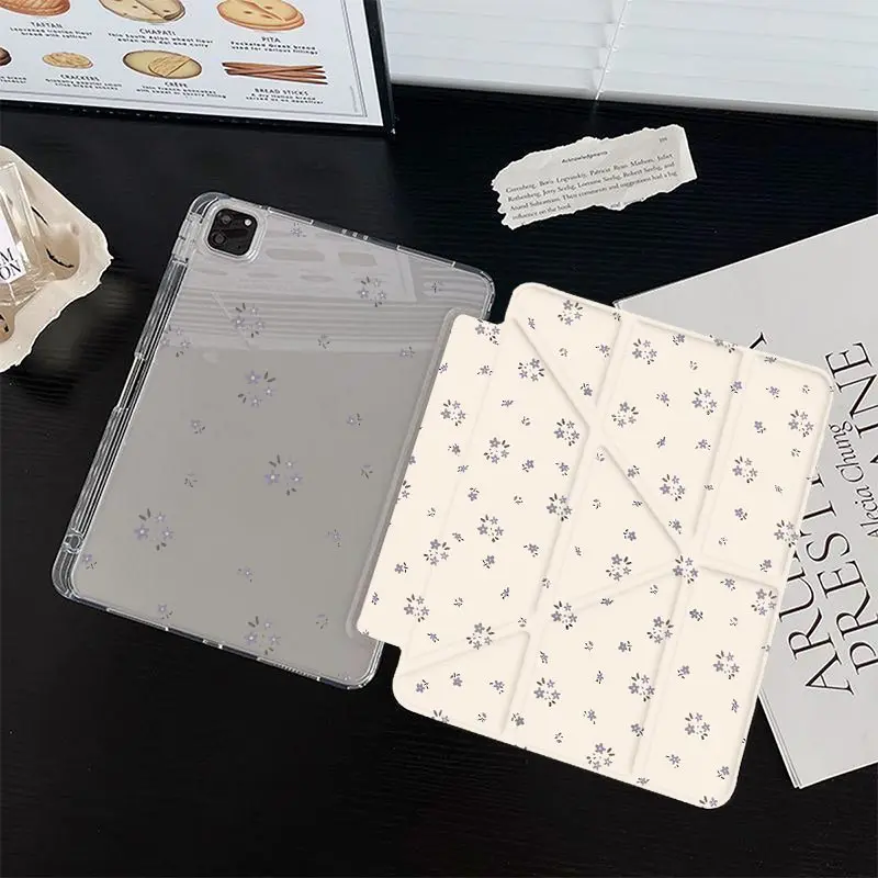 3+Y Fold Clear Acrylic Shell For Redmi Pro2 2025 12.1 Redmi Pad Pro 12.1 Redmi Pad SE 11 inch Xiaomi Pad 5/6/7 11 inch