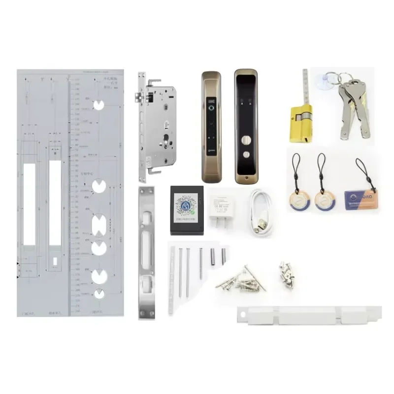 APP Remote Unlock & Monitor Fingerprint Keyless Apartment Room Smart Door Lock