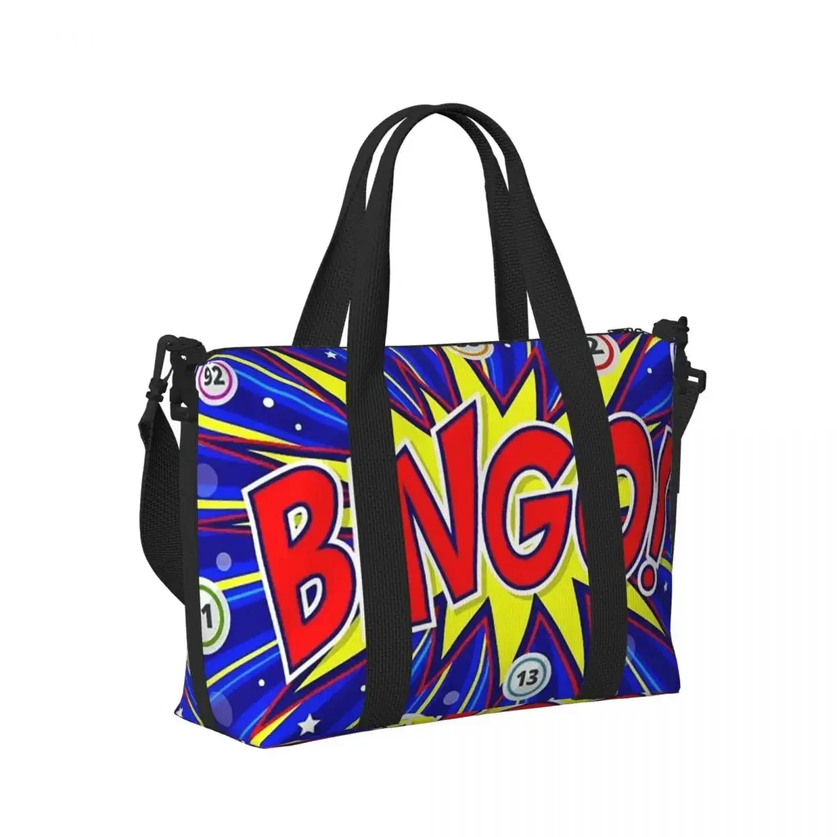 

Best Play Bingo Game For Bingo Players Beach Travel Bag Large Capacity Tote Bag for Gym Sport Women Shopping Duffle Shoulder Bag