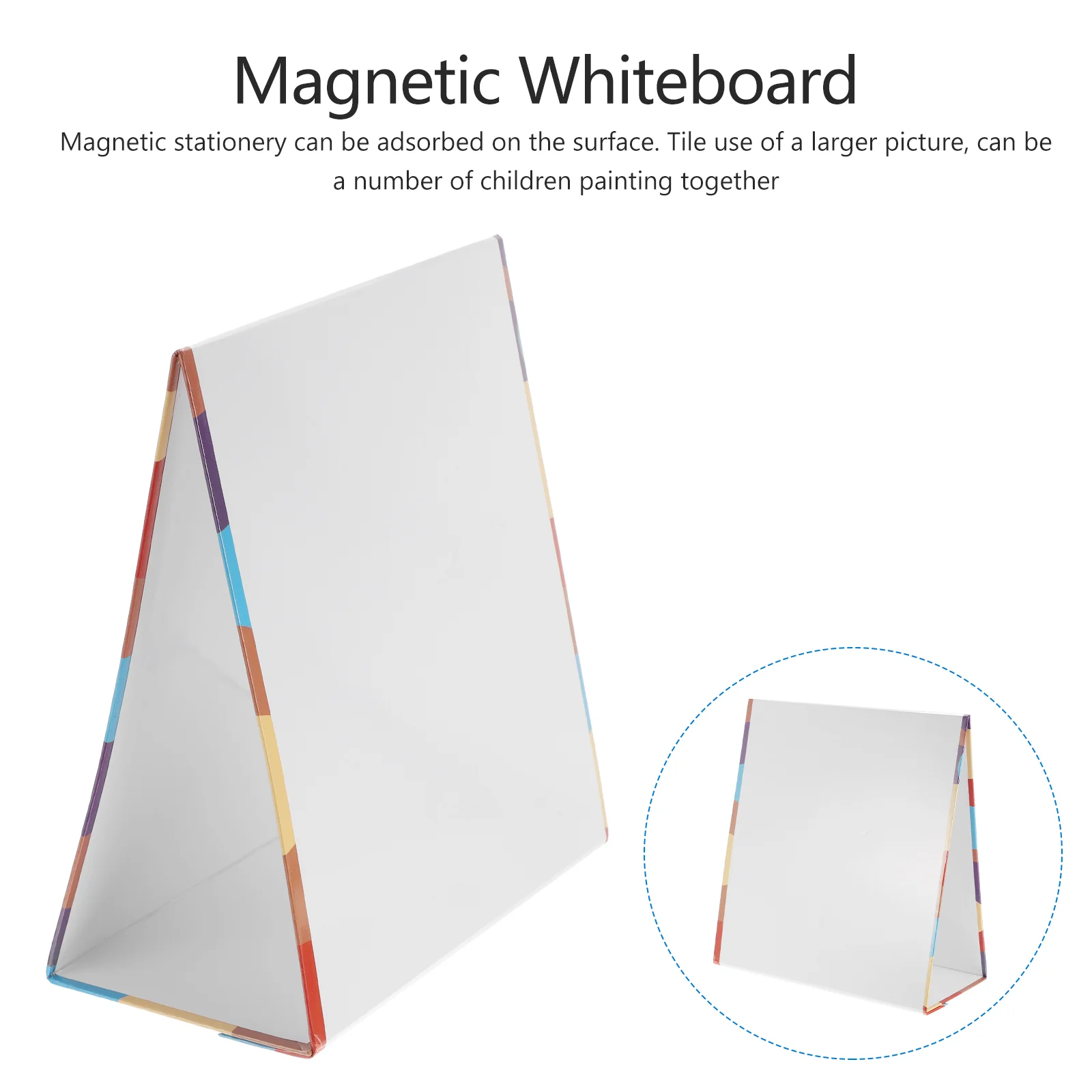 Portable Magnetic Triangle Whiteboard Child Office Foldable Children Drawing Pet Film Pvc Kids Painting Supply