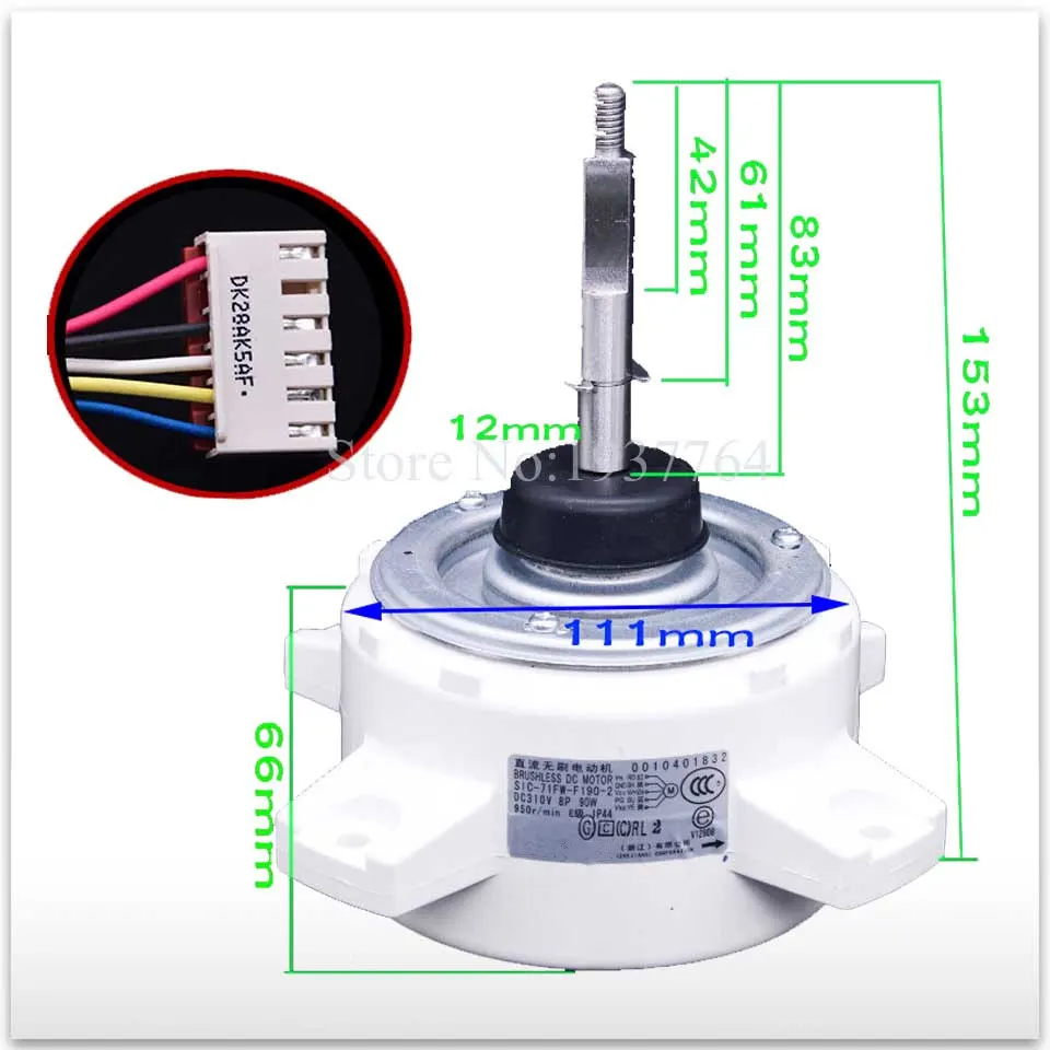 

новый для двигателя кондиционера SIC-71FW-F190-2 0010401832 Двигатель вентилятора хорошая работа