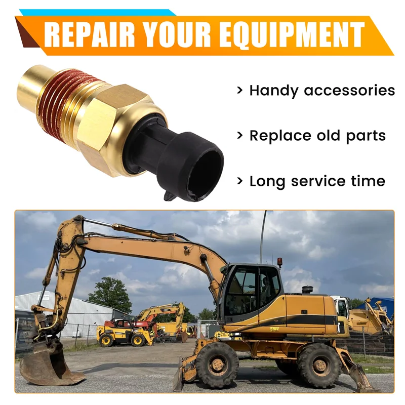 굴삭기 온도 센서 87709775 F4BE0484C D601 케이스 엔진 부품용 WX145 WX165 WX185 WX210 WX240에 적합