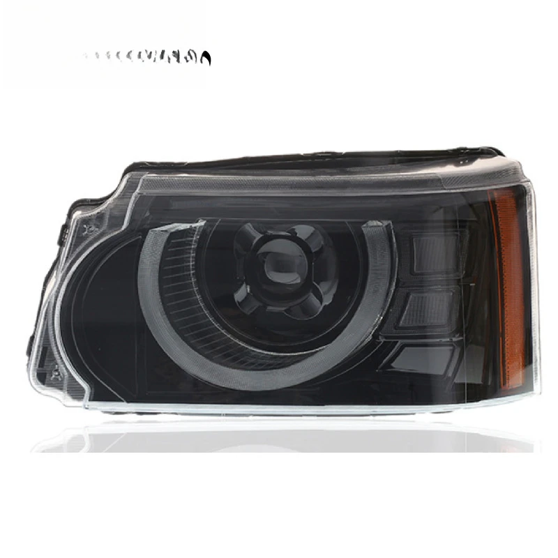 Suitable for Range Rover Sport  10-13 Headlight Assembly Modified Defender Style LED Daytime Running Light Lens