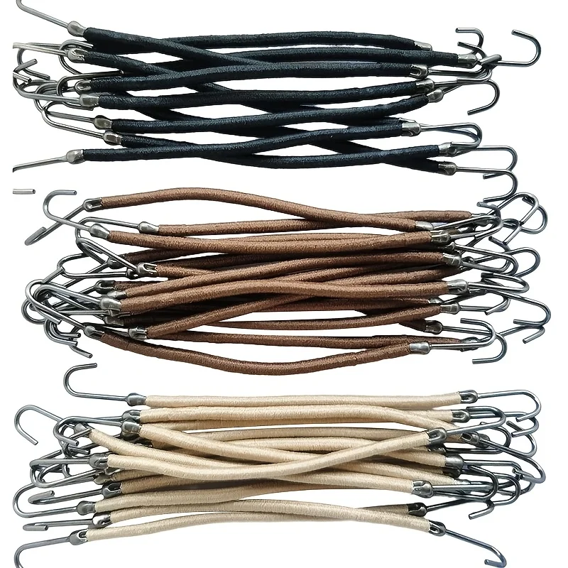 

5/10/15/20 шт. Модные резинки для волос с двойными крючками, высокоэластичные, для хвоста, женский аксессуар