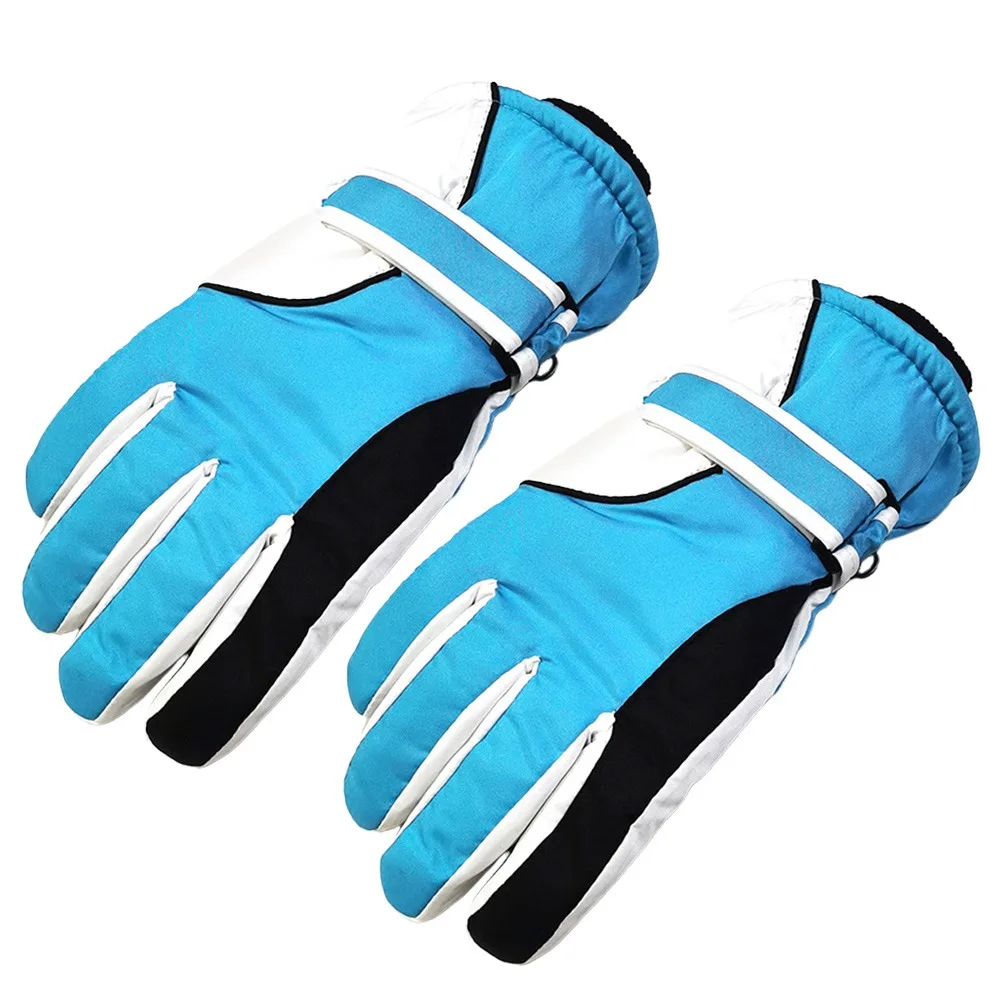 Fashion Warm Winter Skiing Gloves Non-slip Waterproof Snowboard Gloves Thickened Windproof Outdoor Sports Gloves for Men Women