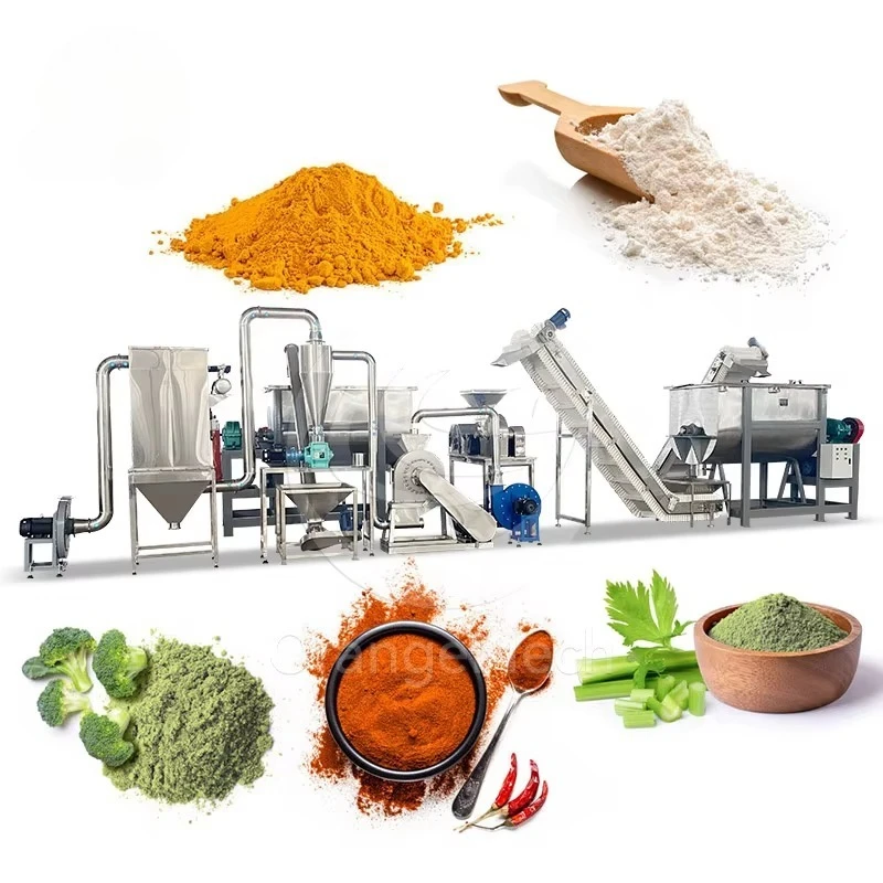 Customized Green Tea Matcha Powder Grind Pack Machine Curry Sugar Chili Powder Mix and Fill Machine