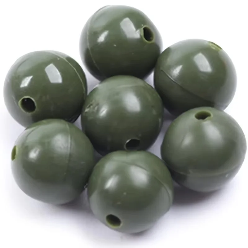 مجموعة خرز مطاطي لصيد سمك الشبوط مكونة من 120 قطعة، خرز لؤلؤ خفيف الوزن من مادة البولي إيثيلين الممتازة، سدادة طعم ذاتية الصنع وملحقات تعويم