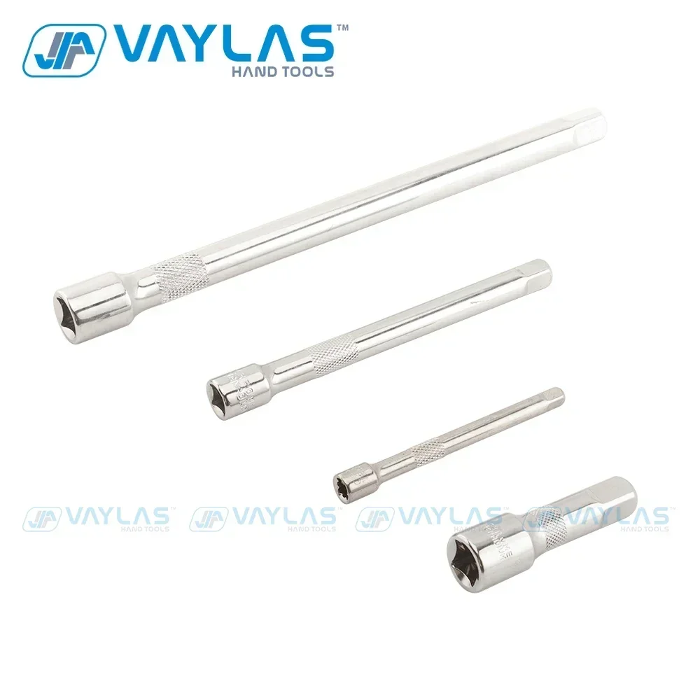 Barra de extensión de enchufe de 3/8, 1/4 y 1/2 pulgadas, manga larga de dirección, accesorios de biela