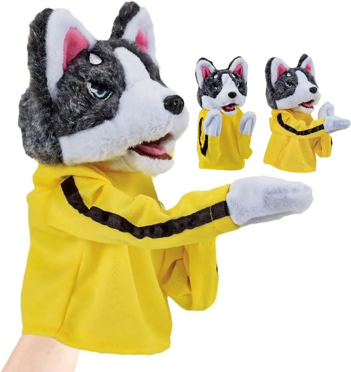 

Kung Fu Dog, Kung Fu Husky, Toy Husky Plush, Dog Hand Puppet, Kong Fu Animal Toy, Husky Gloves Doll Kids Game Plush Toys