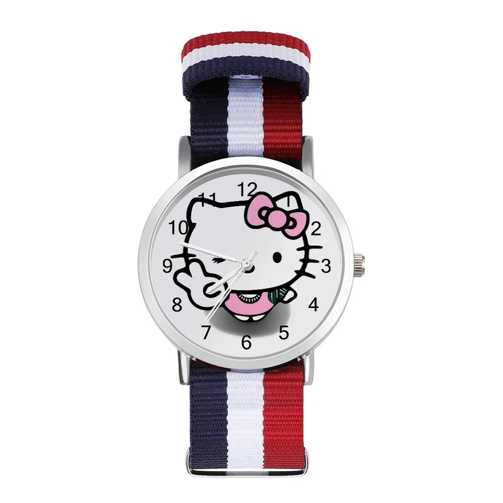 

Hello Kitty- Quartz Watch Photo Girl Wrist Watch Fishing Classy Buy Wristwatch
