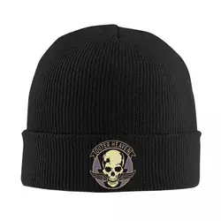 Metal Gear Solid V Outer Heaven Knitted Hat Beanie Winter Hats Warm Unisex Hip Hop MGS Cap for Men Women