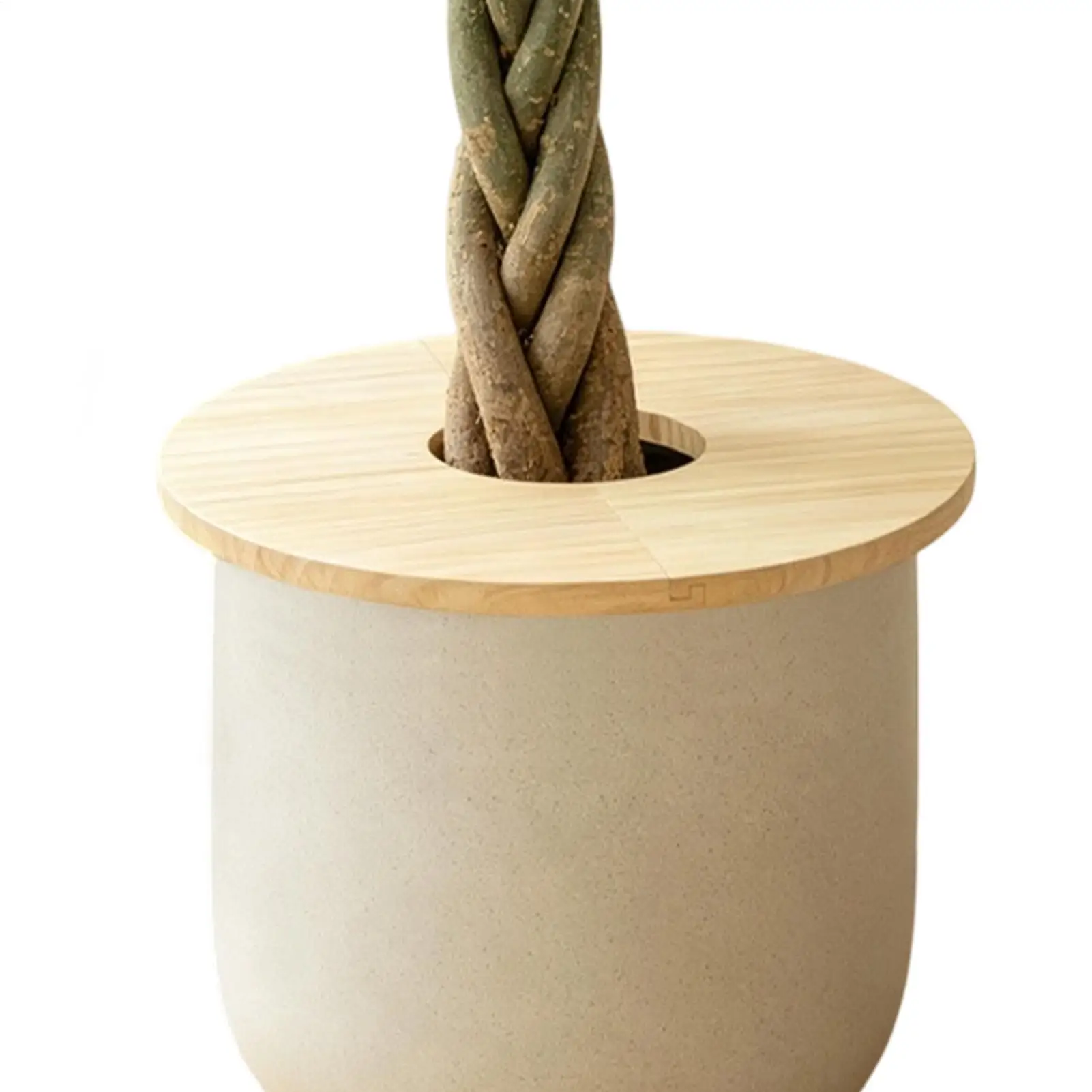 Flower Pot Covers Wooden Split - огляд і ціна Indoor Herb Garden