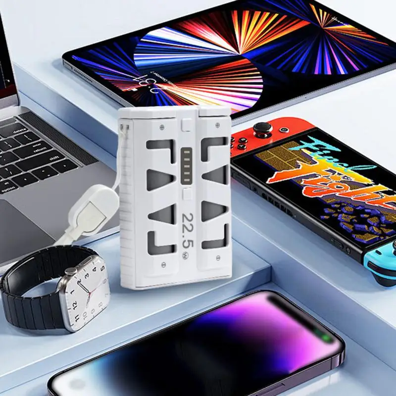 New 21700 Battery Box DIY Kit One-Click Battery Swap 20W Fast Charging Detachable Design Dual Mode Battery Case