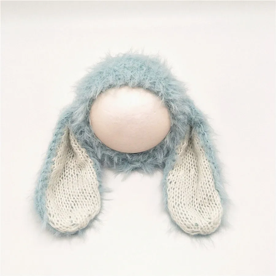 Pasgeboren Baby Jongen Meisje Leuke Hoeden Baby Konijn Oren Hoed Baby Bunny Beanie Hoeden Accessoires Fotografie Props