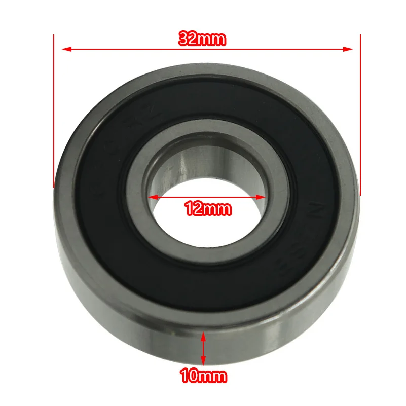 Bearing 6201 Double-Sided Rubber Cover  s For Citycoco Electric Scooter Chinese Halei  Parts