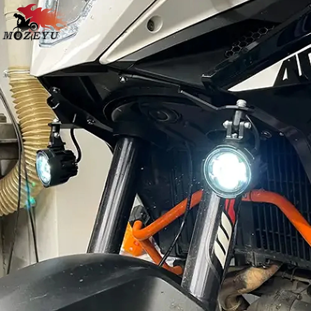 

Fog Lamp Mount For 1290 Super Adventure S R T 2015-2020 Motorcycle Accessories Fog Light Bracket Spotlight Auxiliary Lamp Holder