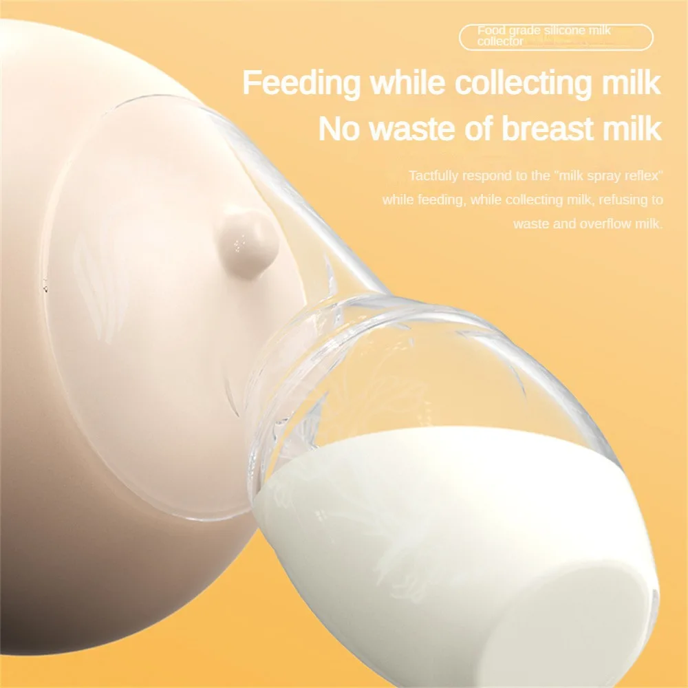 Weiche Silikon Baby Fütterung Milch pumpe selbst korrigierende Muttermilch Silikon manuelle Milch pumpe Lebensmittel qualität Milch pumpe