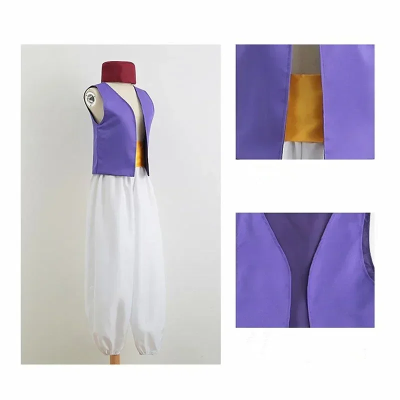 Костюм Аладдина «Фэнтезийный миф-принц» для взрослых — сценический наряд для косплея и выступлений, идеально подходит для тематических вечеринок Аладдина