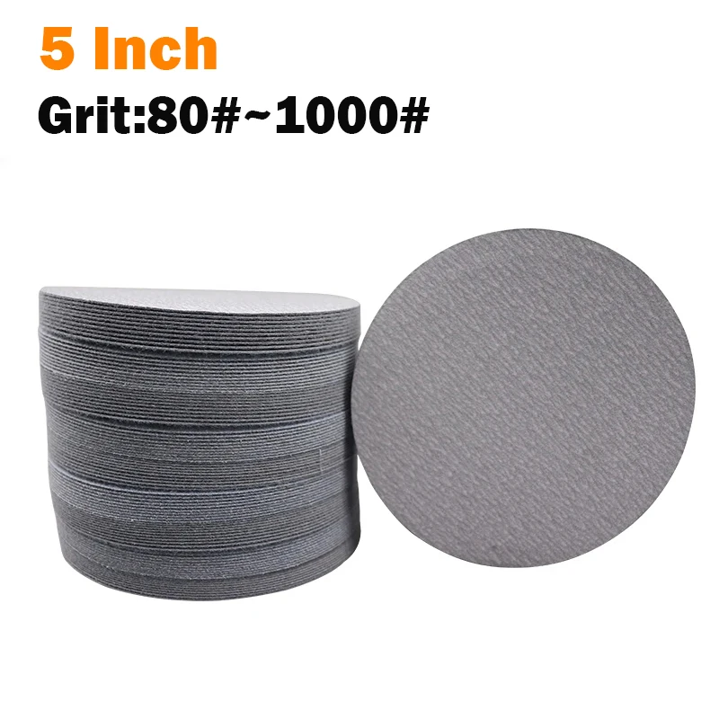 

10/20Pcs Flocking Disc Sanding Paper Hook & Loop Sanding Disc 80/120/180/240/320/400/600/800/1000 Grit Sand Paper Abrasive Tool
